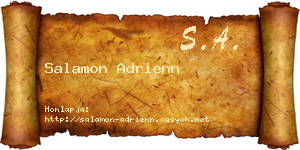 Salamon Adrienn névjegykártya